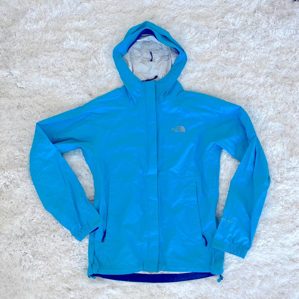North face rain/wind resistant jacket - women’s blue XS